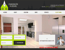 Tablet Screenshot of immobilierlambersart.com